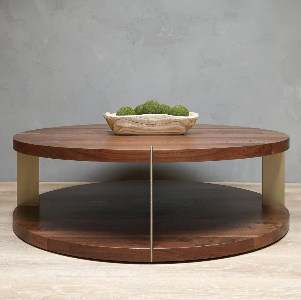 living room round coffee table