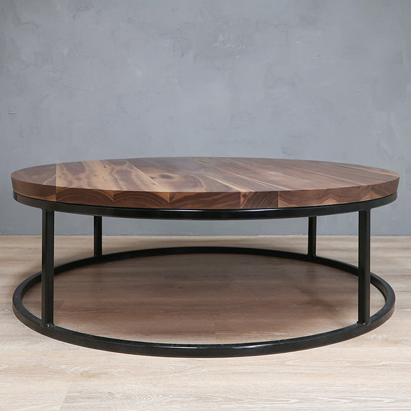 round walnut coffee table main