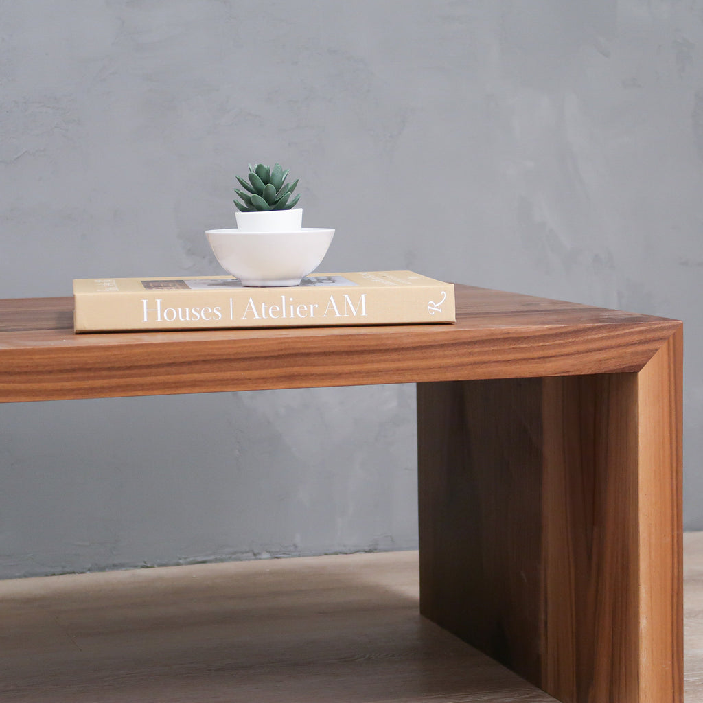 living room waterfall coffee table