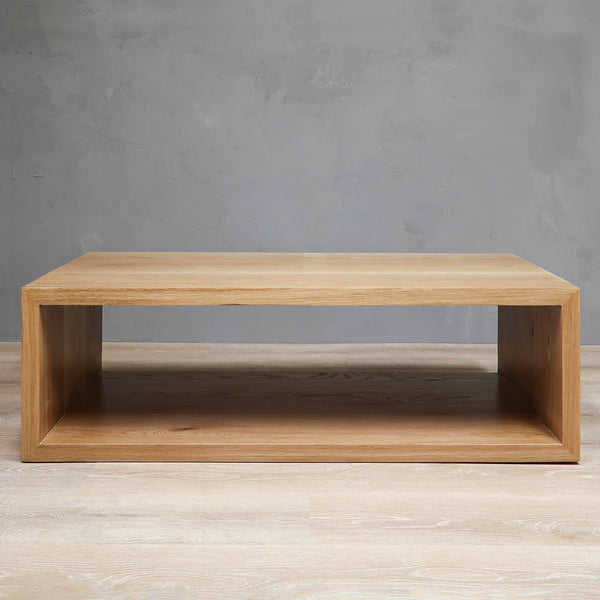 white oak living room coffee table main