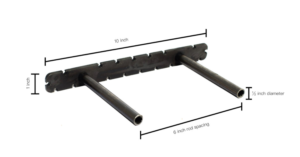 Floating Shelf Bracket Heavy-Duty 1x10 Inch