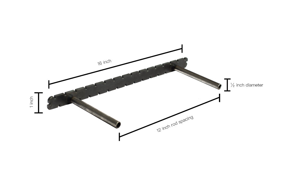 Floating Shelf Bracket Heavy-Duty 1x16 Inch