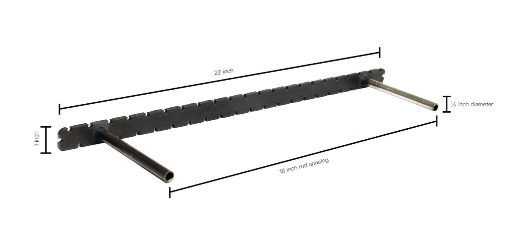 Floating Shelf Bracket Heavy-Duty 1x22 Inch