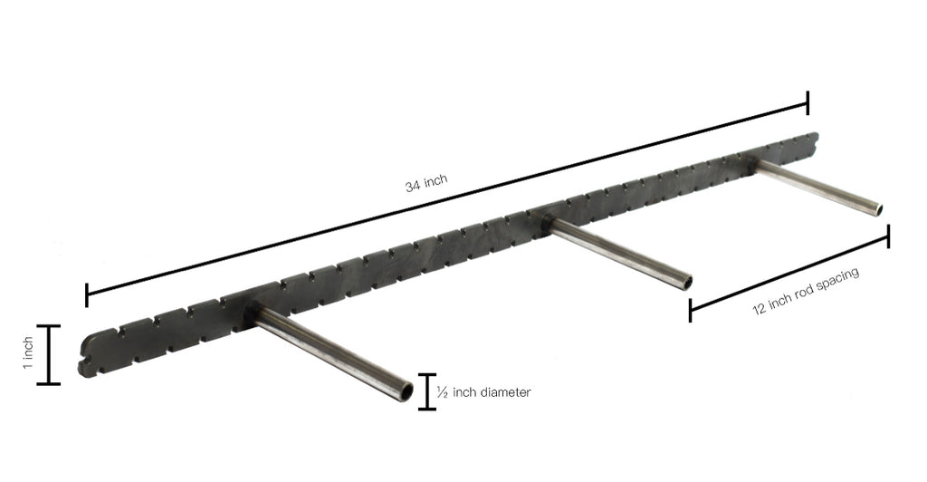 Floating Shelf Bracket Heavy-Duty 1x34 Inch