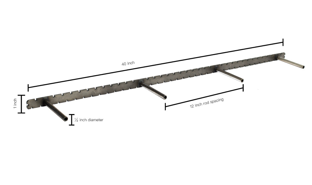 Floating Shelf Bracket Heavy-Duty 1x40 Inch