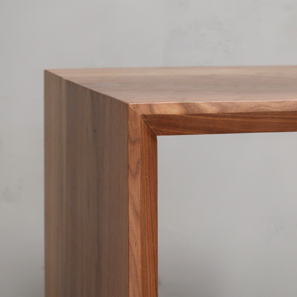 Open Storage Hardwood Side Table – Urbandi