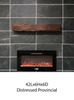 Distressed Fireplace Mantel Provincial 42Lx6Hx6D