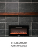 Rustic Fireplace Mantel Provincial 81 3_8Lx5Hx5D