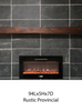 Rustic Fireplace Mantel Provincial 94Lx5Hx7D