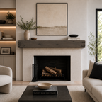 Distressed Pine Fireplace Mantel