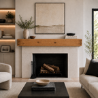 Distressed Pine Fireplace Mantel