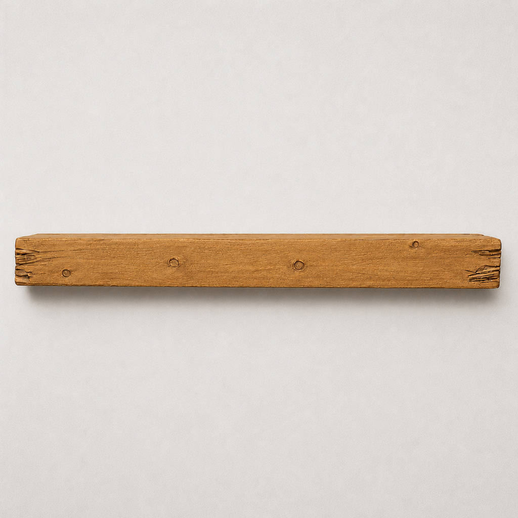 New Urbandi Expedited 24-Hour Distressed Pine Fireplace Mantel