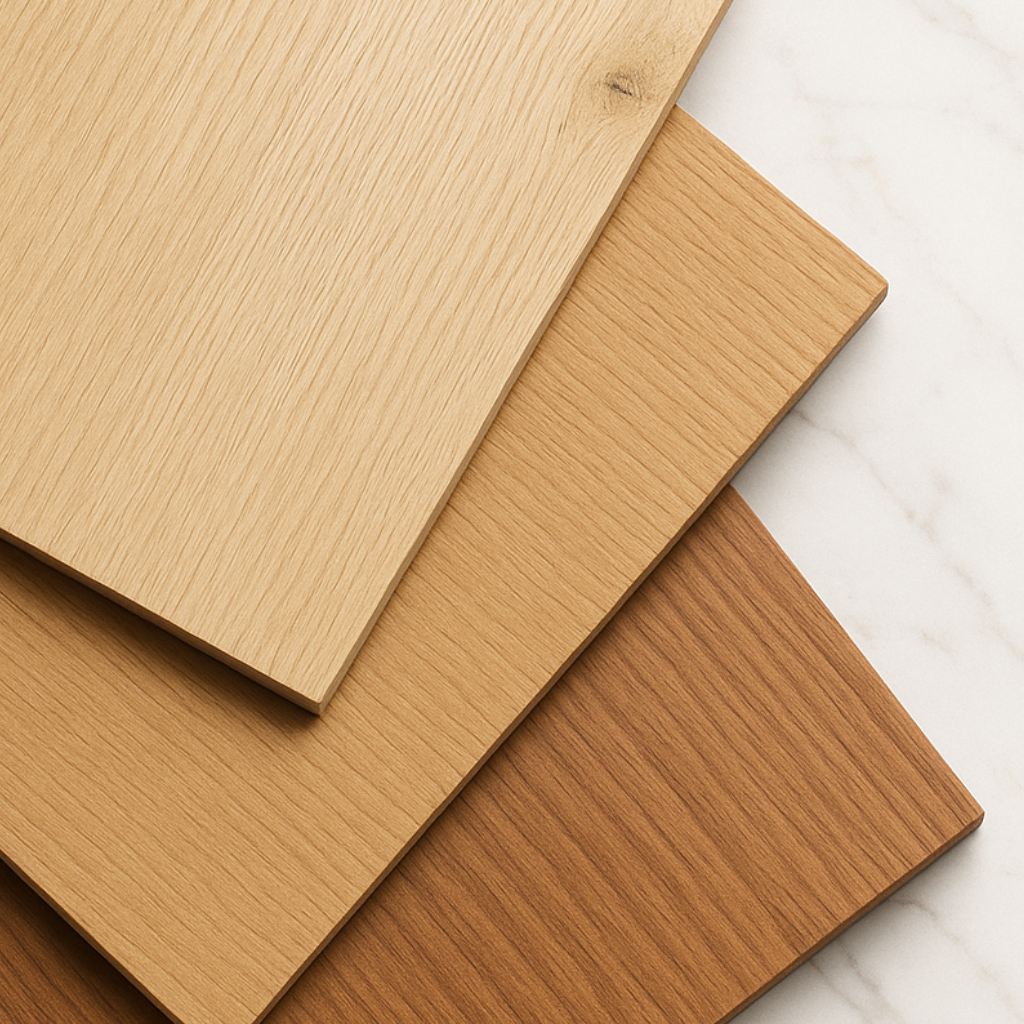 Hardwood Samples for Waterfall Coffee Table