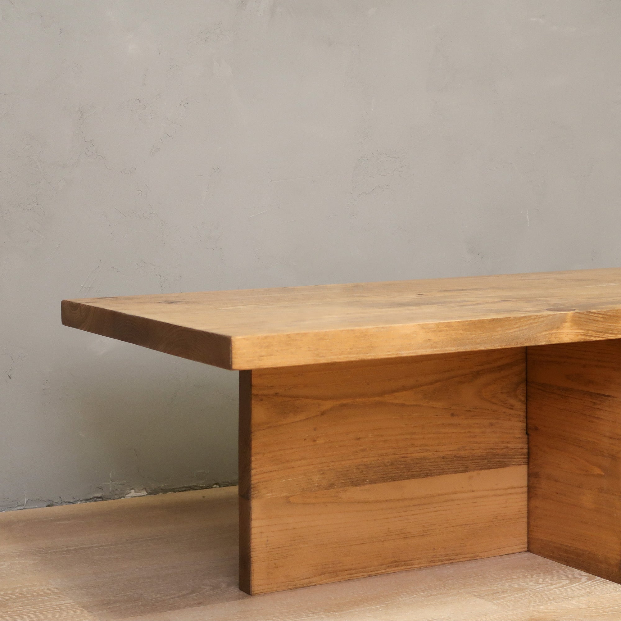 Rustic Pine Cross Base Coffee Table – Urbandi