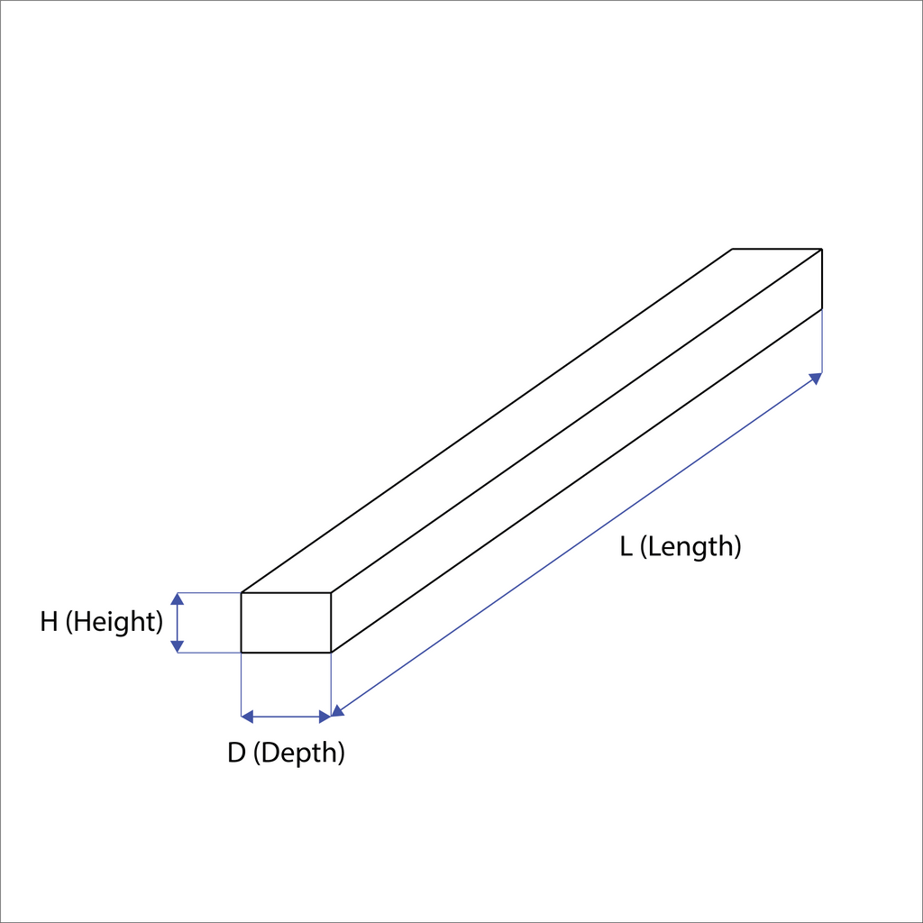 White Oak Fireplace Mantel Diagram