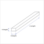 White Oak Fireplace Mantel Diagram