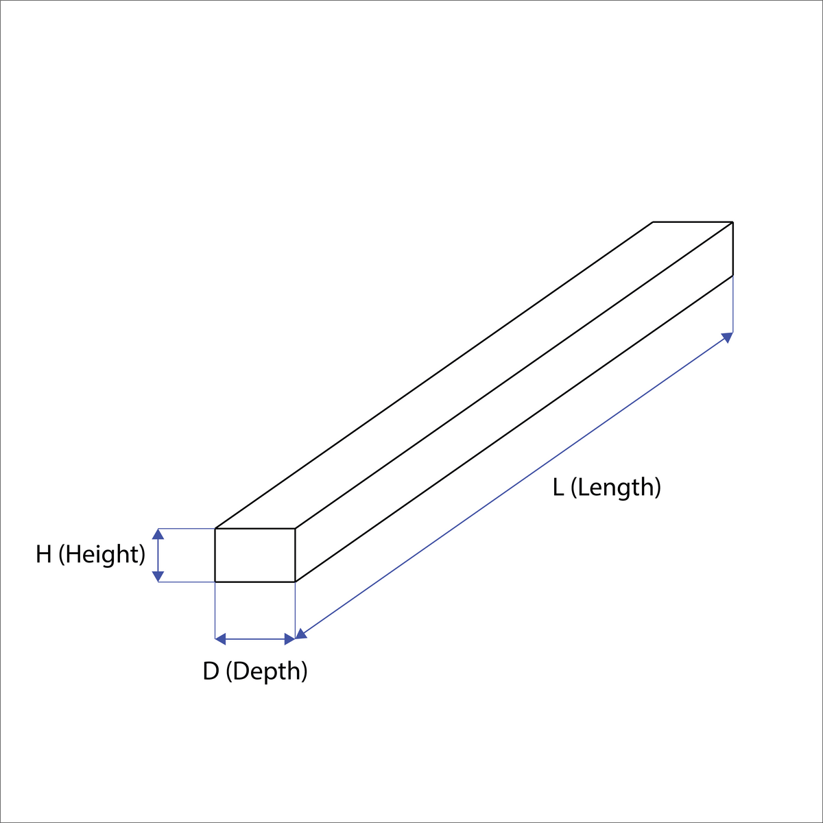 White Oak Fireplace Mantel Diagram