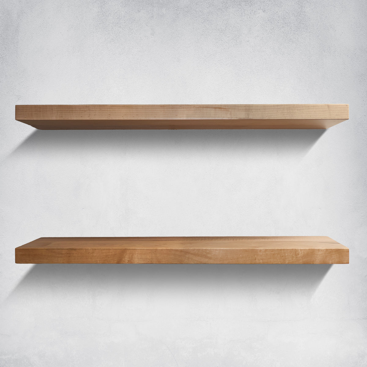 Maple Floating Shelves kitchen shelf