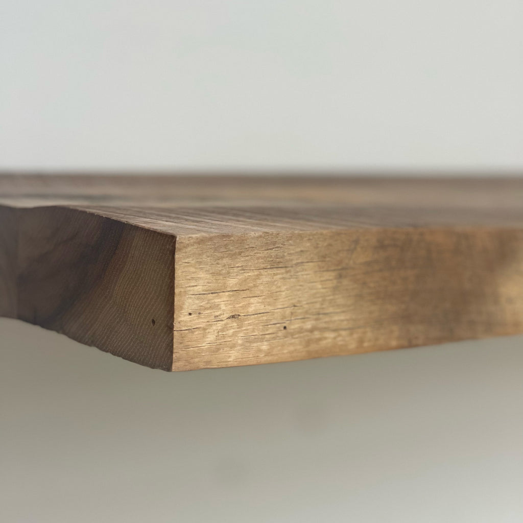 Reclaimed Natural Wood Floating Shelf