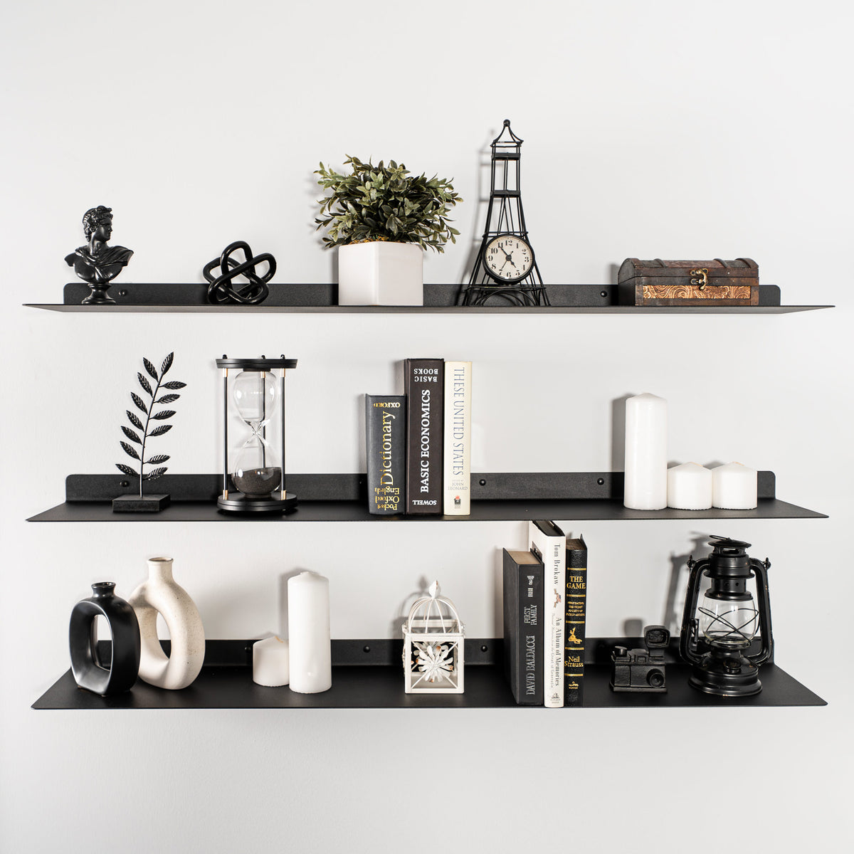 Modern Metal Floating Shelves