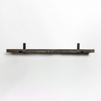 Rustic Pine Shelves with Architectural Brackets