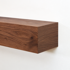 NEW Walnut Hardwood Fireplace Mantel