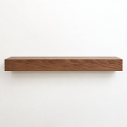 NEW Walnut Hardwood Fireplace Mantel