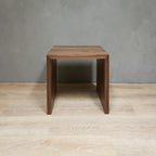 Waterfall Hardwood Side Table