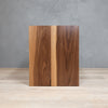 Modern Walnut Wood Box Side Table