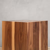 Walnut Wood Box End Table