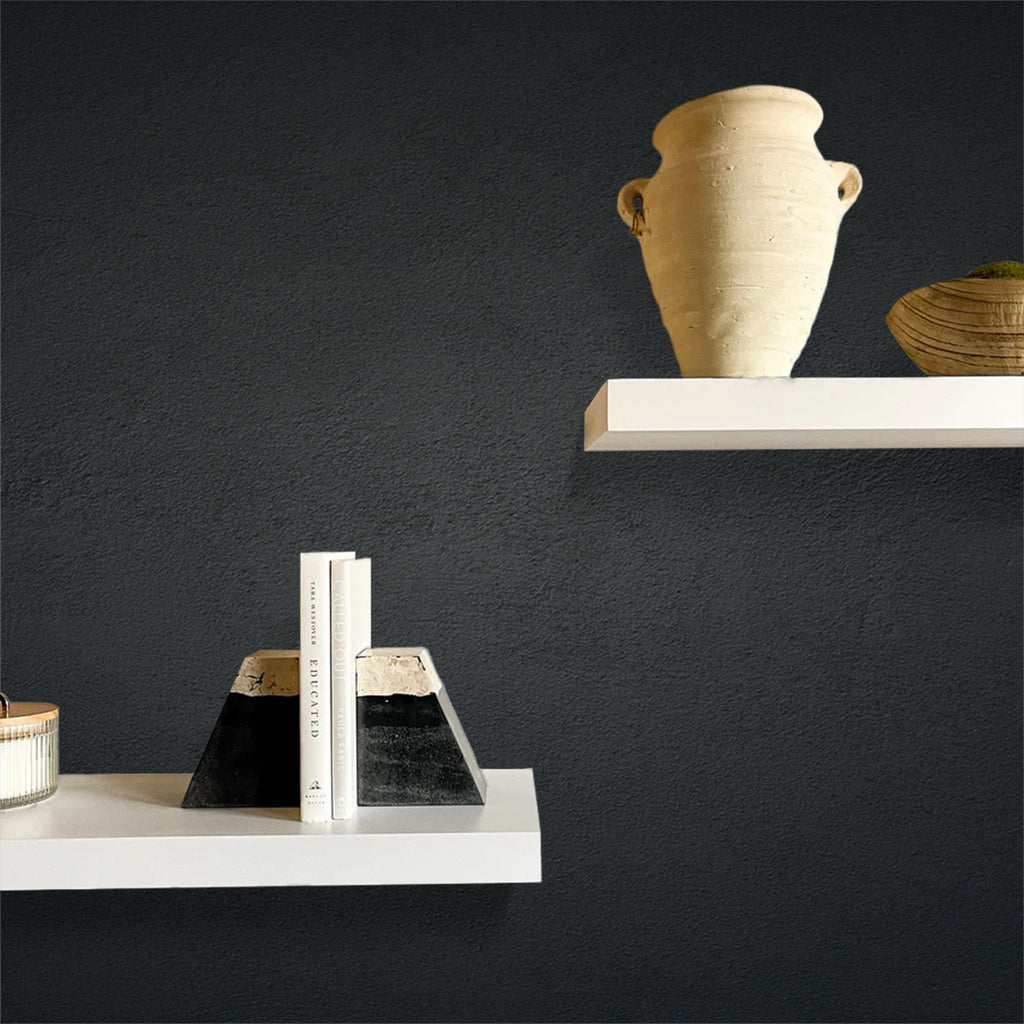 Modern White Maple Wood Floating Shelves
