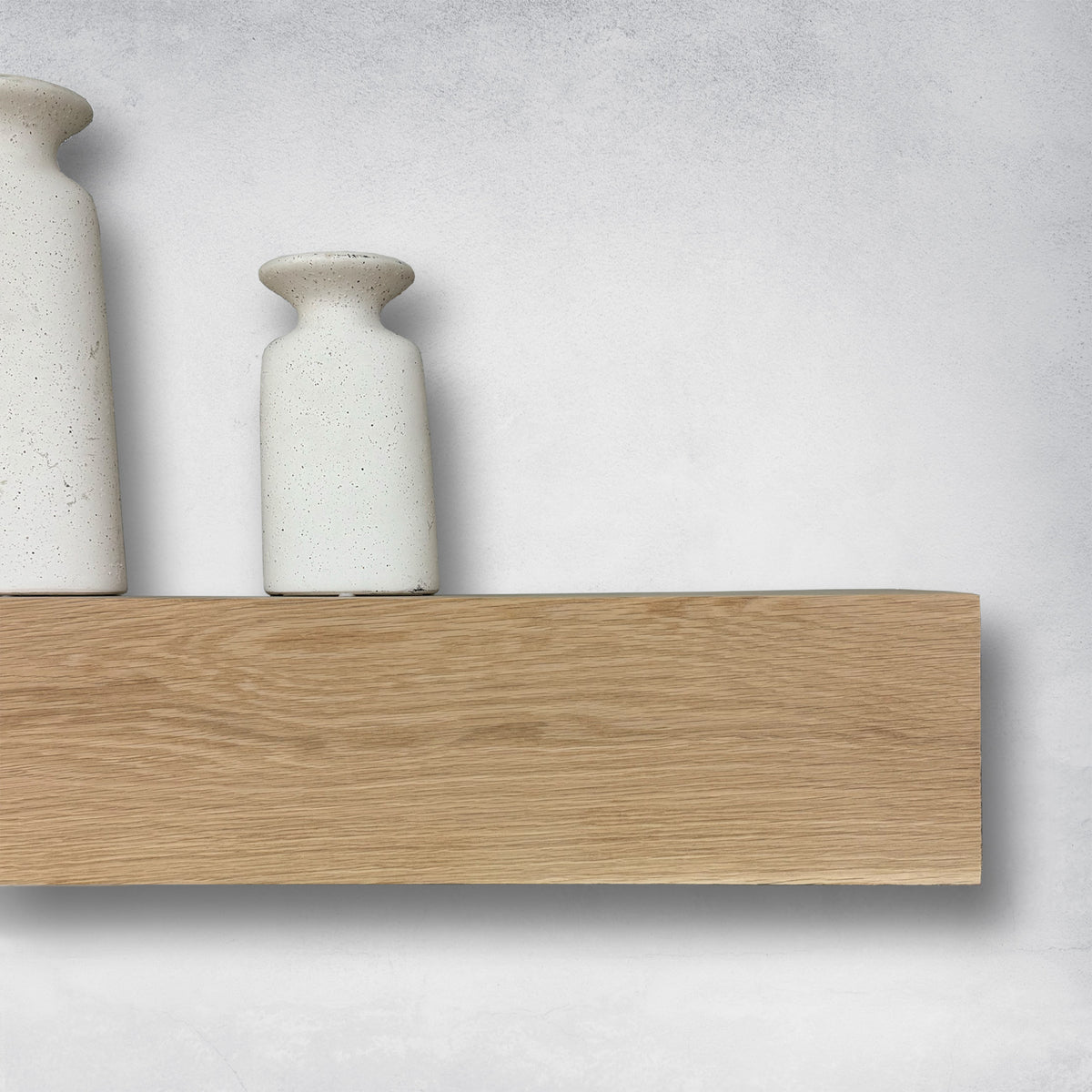 Hollow White Oak Fireplace Mantel