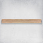 Direct White Oak Wood Fireplace Mantel White Color