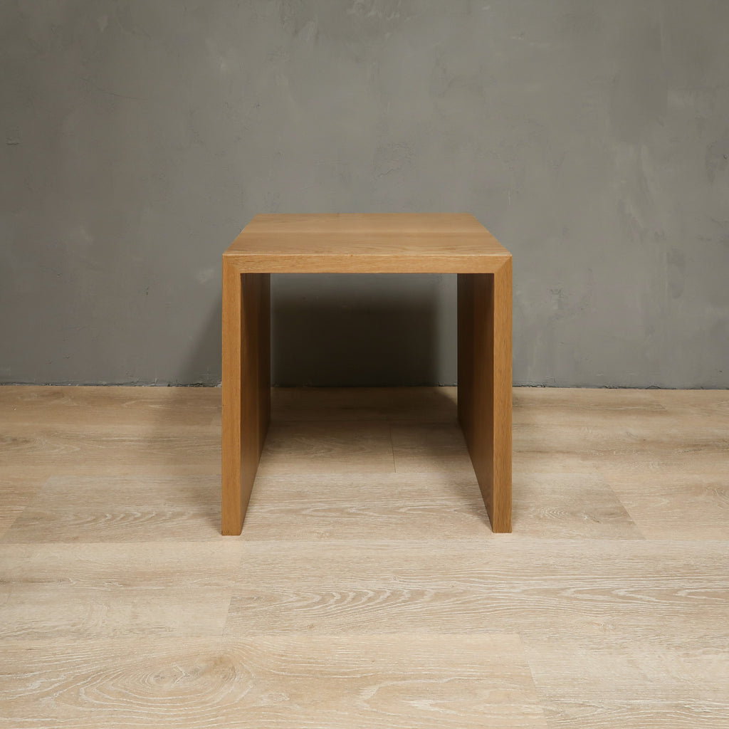 Waterfall Hardwood Side Table