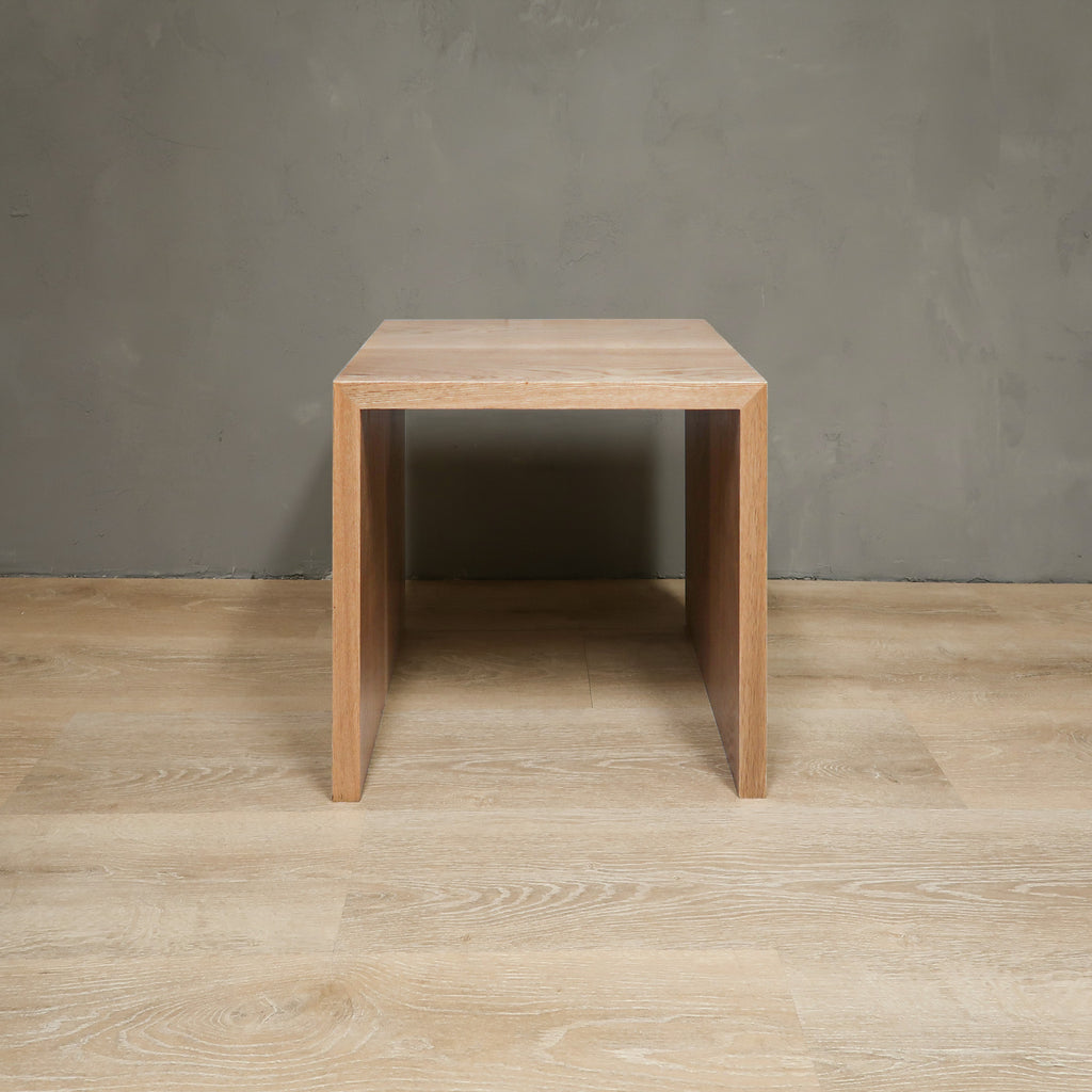 Waterfall Hardwood Side Table