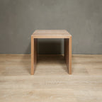Waterfall Hardwood Side Table
