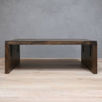 Rustic Wood Waterfall Coffee Table