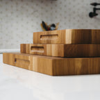 White Oak Wood Cutting Boards in Kitchen