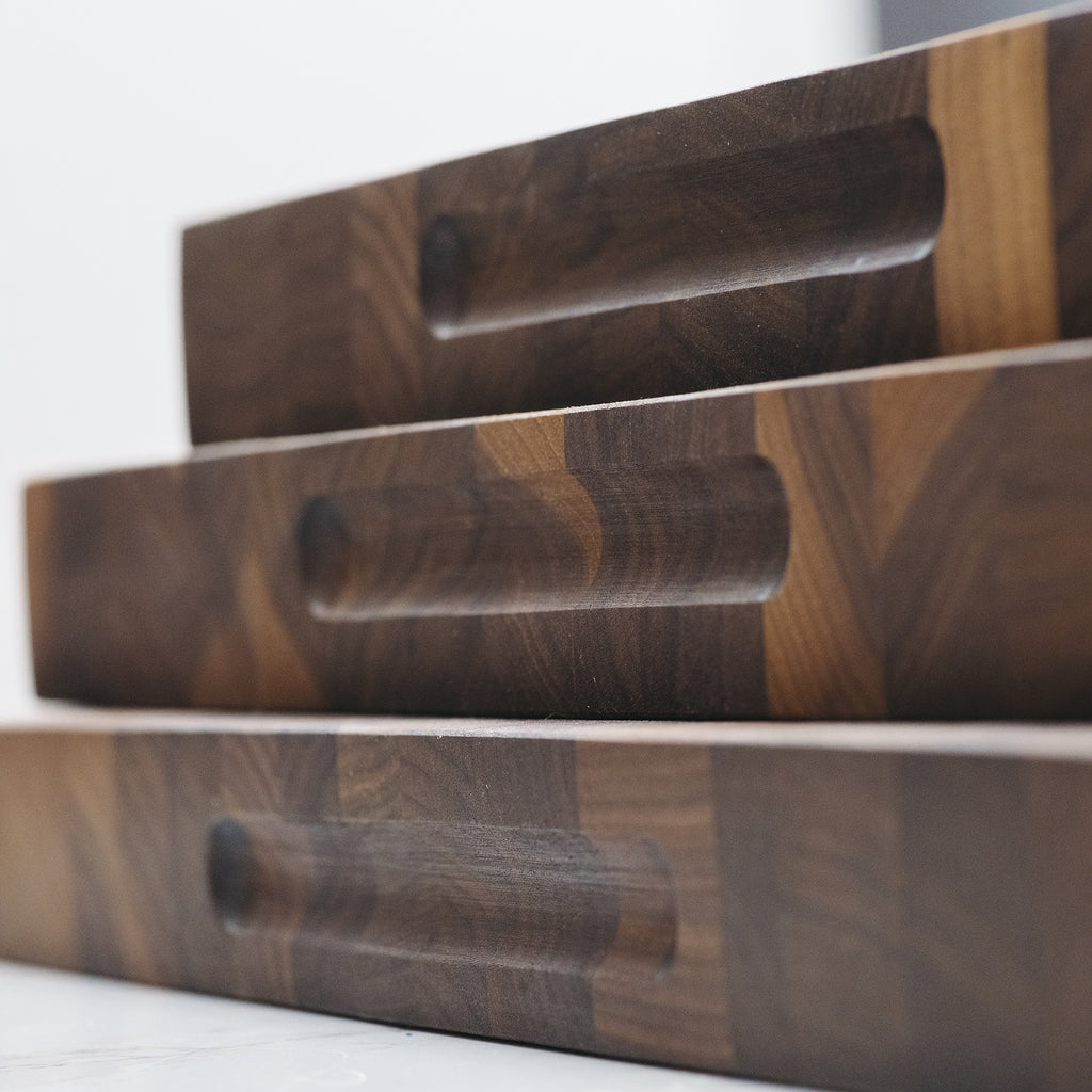Walnut Wood Cutting Boards Handles