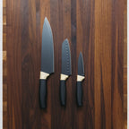 Walnut Wood Cutting Board with Knives