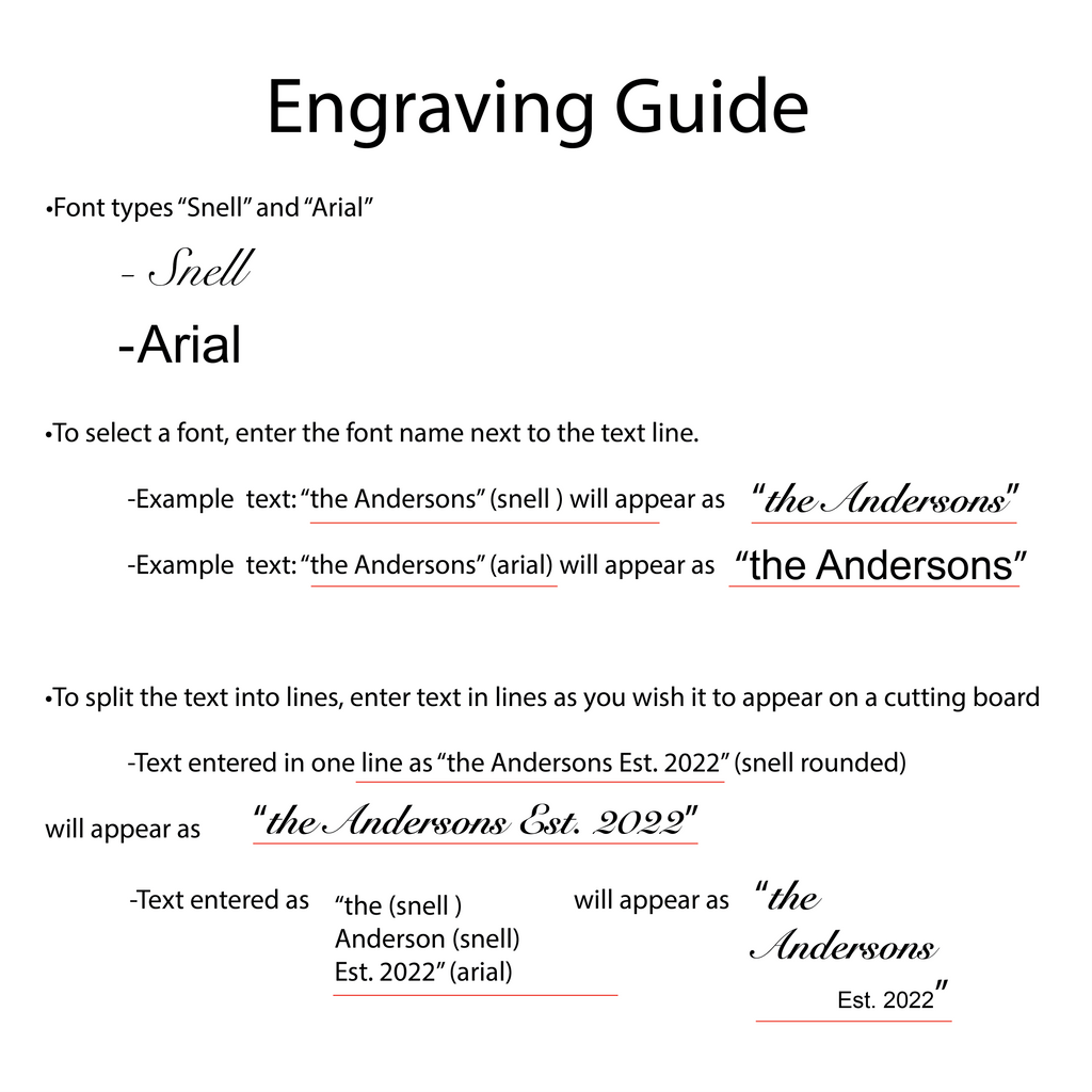 Walnut Cutting Board Engraving Guide