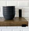 Wood Ash Shelf with Bracket in Jacobean Color Style