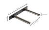 Floating Shelf Bracket - Heavy-Duty 1.25x10 Inch