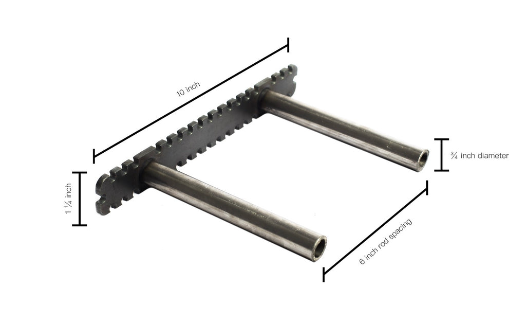 Floating Shelf Bracket - Heavy-Duty 1.25x10 Inch