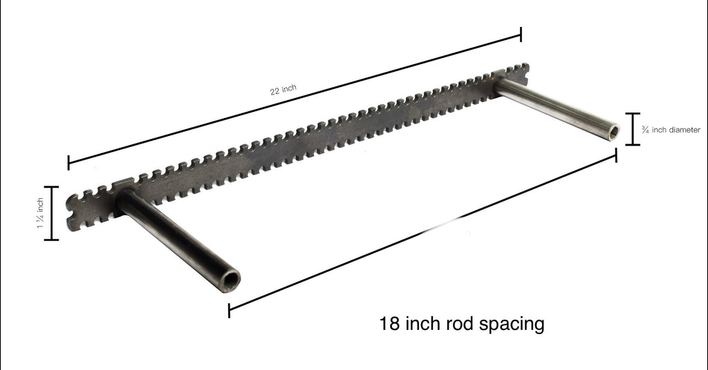 Floating Shelf Bracket - Heavy-Duty 1.25x22 Inch