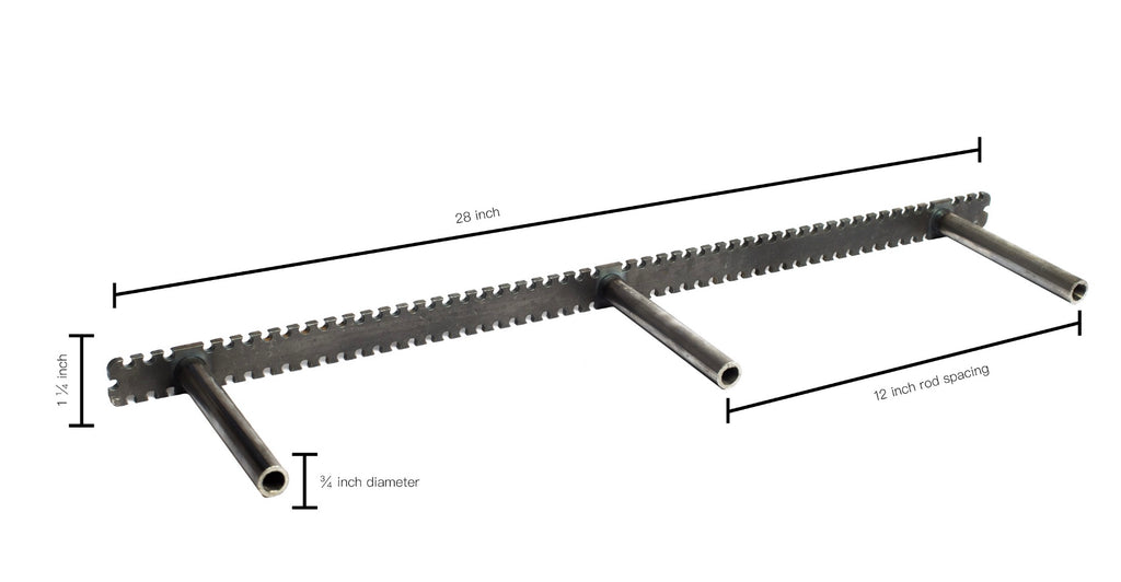Floating Shelf Bracket - Heavy-Duty 1.25x28 Inch