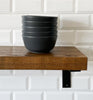 Kitchen Wood Ash Shelf with Bracket in Provincial Color Style