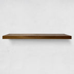 Open Walnut Floating Shelf