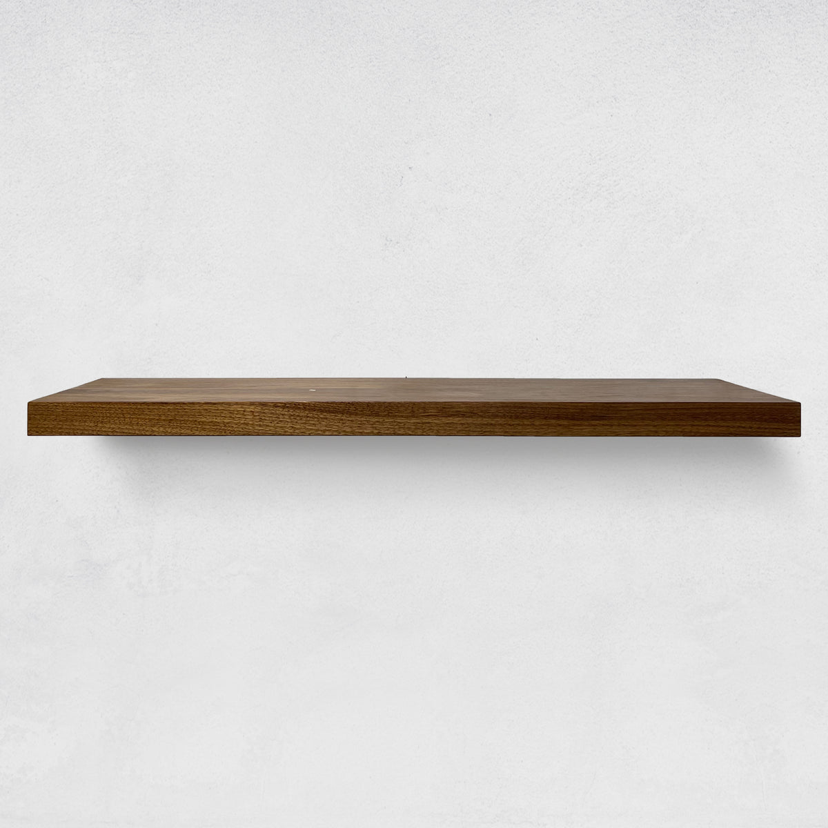 Open Walnut Floating Shelf